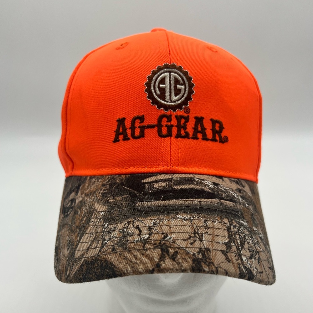 AG Gear Camo Hunter Orange Velcro Back Hat